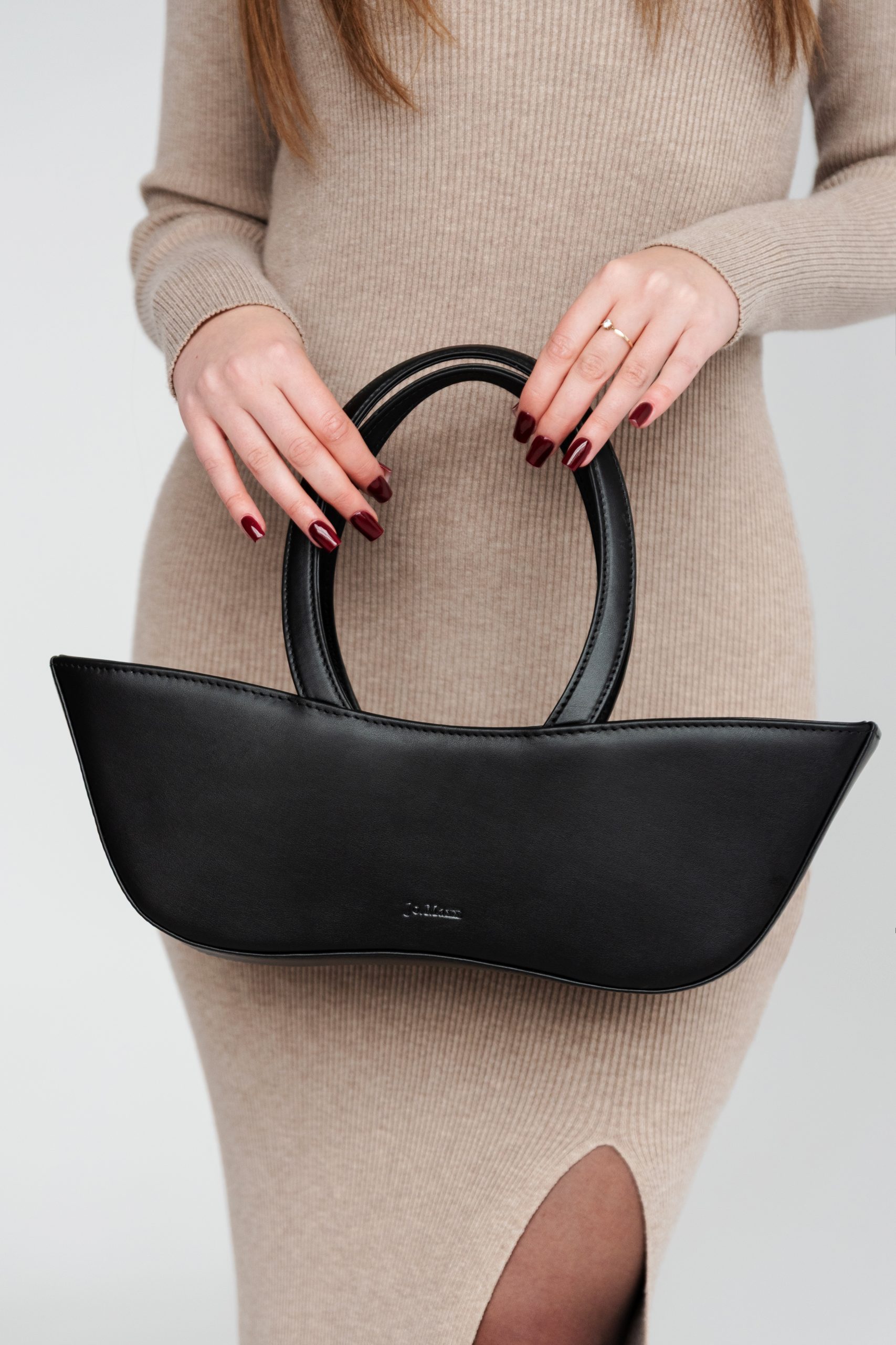 Torebka skórzana Jo.Maxx AMELIA – BLACK - obrazek 5